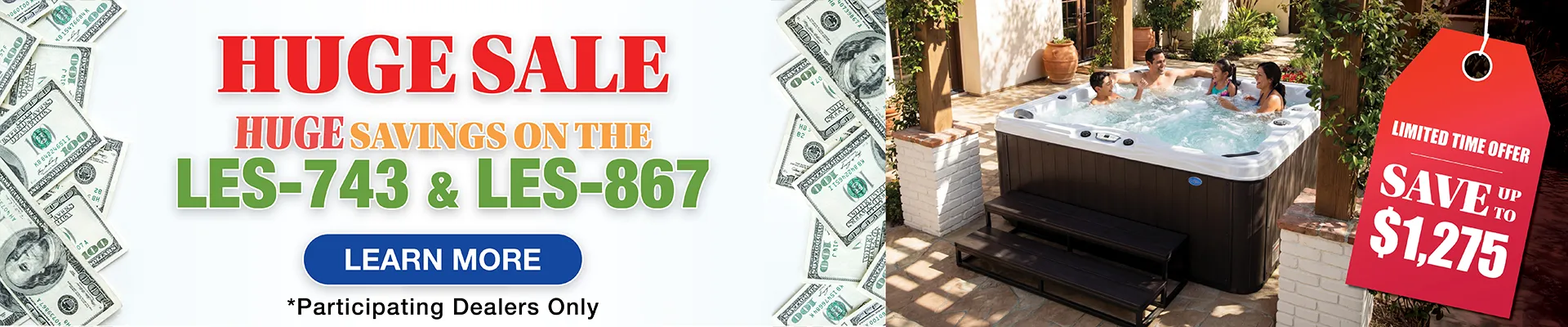 Calspas hot tub being used in a family setting - Tacoma